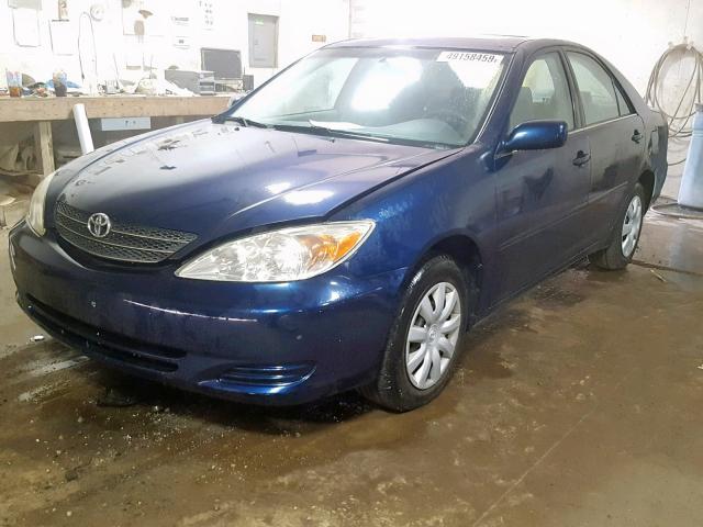 4T1BE32K24U362190 - 2004 TOYOTA CAMRY LE BLUE photo 2