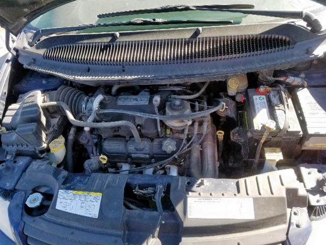 1D4GP24R95B183377 - 2005 DODGE GRAND CARA BLUE photo 7