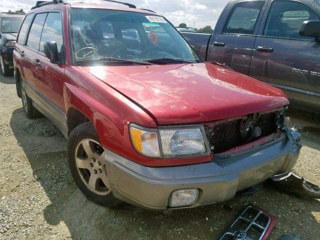 JF1SF6554YH704526 - 2000 SUBARU FORESTER S RED photo 1