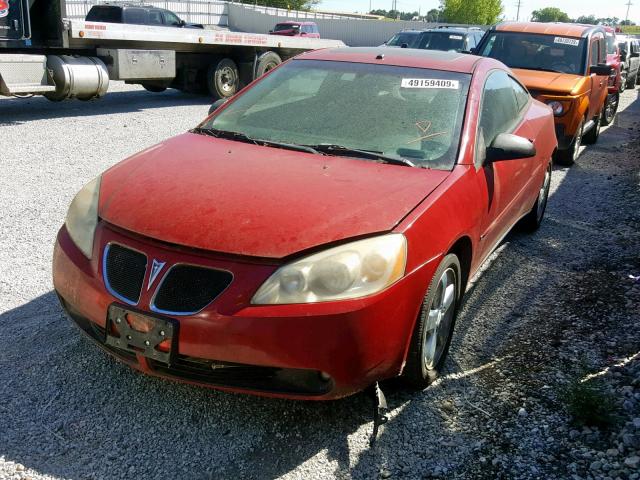 1G2ZH178864181680 - 2006 PONTIAC G6 GT RED photo 2