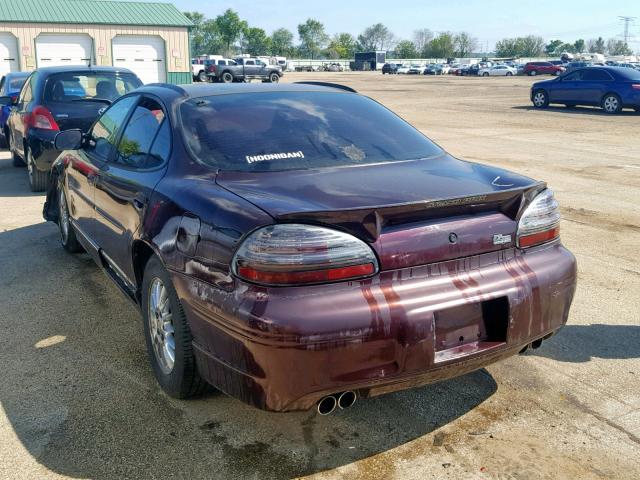 1G2WP52K32F206273 - 2002 PONTIAC GRAND PRIX PURPLE photo 3