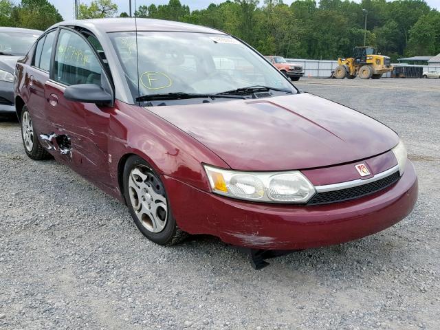 1G8AJ52F53Z153032 - 2003 SATURN ION LEVEL MAROON photo 1
