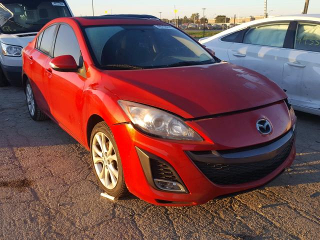 JM1BL1S56A1206031 - 2010 MAZDA 3 S RED photo 1