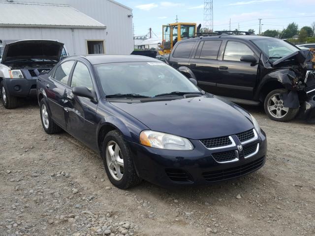 1B3EL46X34N128820 - 2004 DODGE STRATUS SX BLUE photo 1