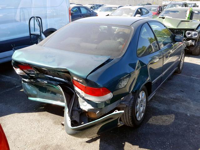 1HGEJ6127XL026773 - 1999 HONDA CIVIC DX GREEN photo 4