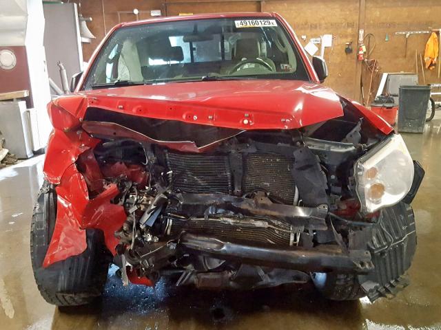 5Z61D0CW3BC403787 - 2011 SUZUKI EQUATOR SP RED photo 9