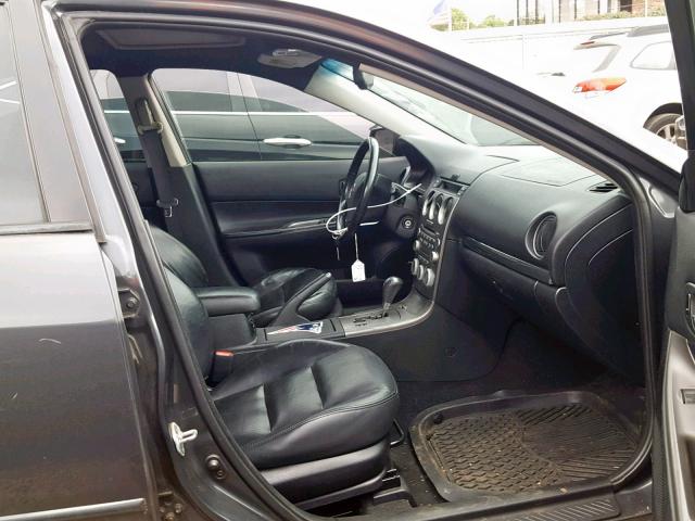 1YVFP80D445N64261 - 2004 MAZDA 6 S BLACK photo 5