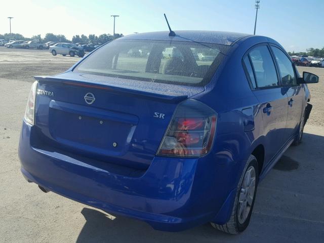 3N1AB6AP2AL705970 - 2010 NISSAN SENTRA 2.0 BLUE photo 4