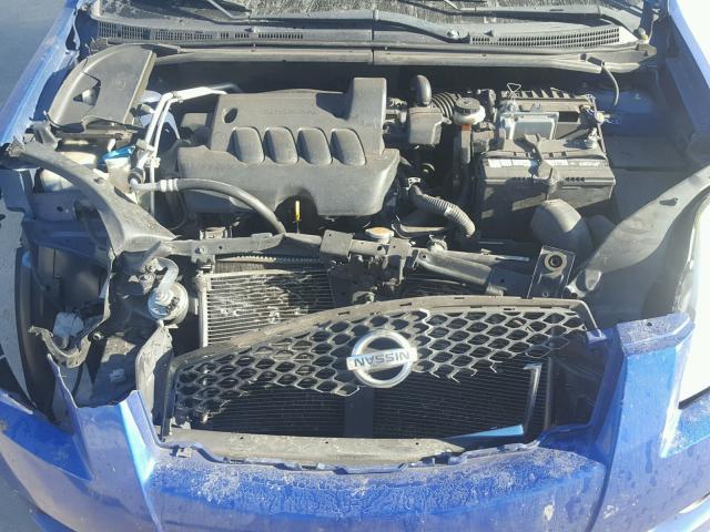 3N1AB6AP2AL705970 - 2010 NISSAN SENTRA 2.0 BLUE photo 7