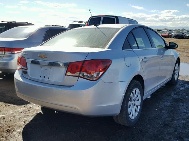 1G1PD5SH4B7292483 - 2011 CHEVROLET CRUZE LS SILVER photo 4