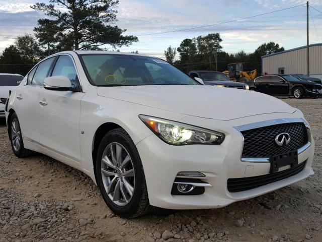 JN1BV7AR2EM693401 - 2014 INFINITI Q50 BASE WHITE photo 1