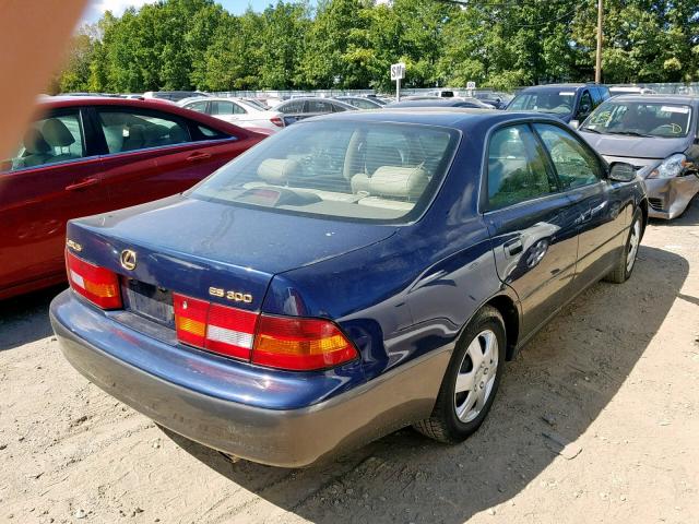 JT8BF28G4X5062372 - 1999 LEXUS ES 300 BLUE photo 4