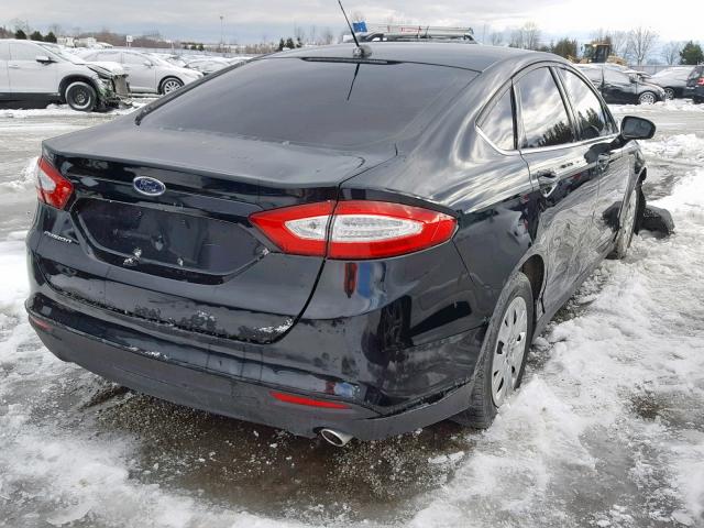 3FA6P0G73ER249544 - 2014 FORD FUSION S BLACK photo 4