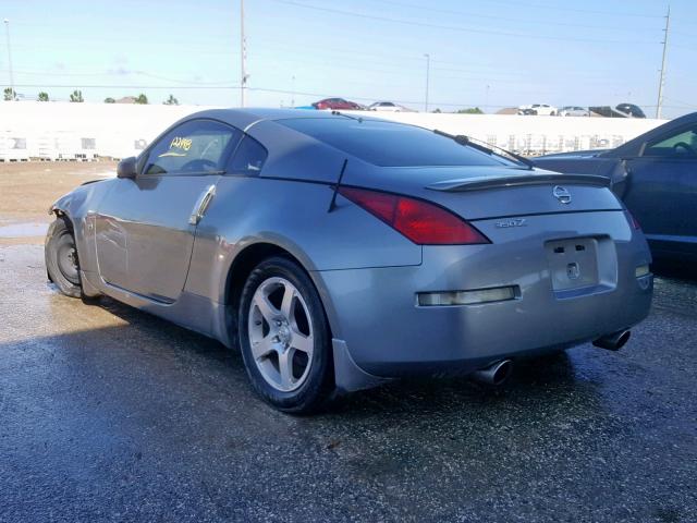 JN1AZ34D65M606690 - 2005 NISSAN 350Z COUPE SILVER photo 3