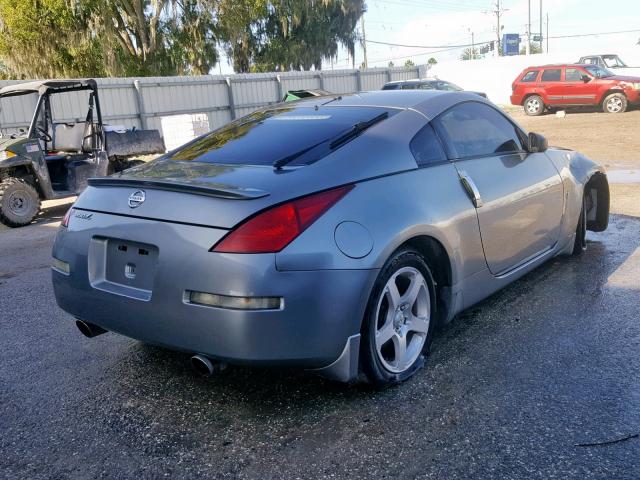 JN1AZ34D65M606690 - 2005 NISSAN 350Z COUPE SILVER photo 4