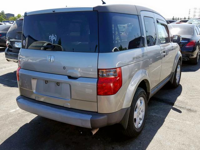 5J6YH28564L003524 - 2004 HONDA ELEMENT EX TAN photo 4