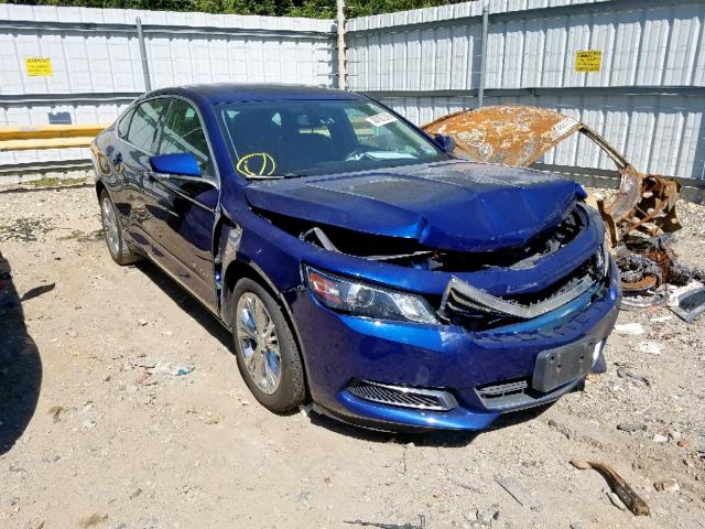 1G1125S36EU139397 - 2014 CHEVROLET IMPALA LT BLUE photo 1