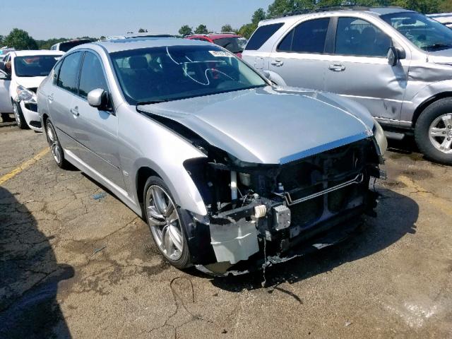 JNKAY01E28M606653 - 2008 INFINITI M35 BASE SILVER photo 1