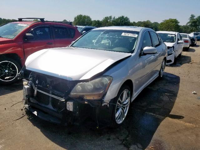 JNKAY01E28M606653 - 2008 INFINITI M35 BASE SILVER photo 2