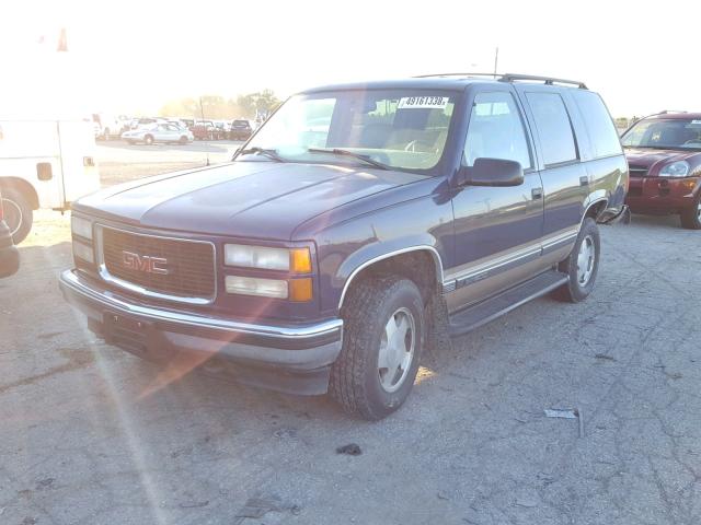 1GKEK13R4XJ759372 - 1999 GMC DENALI BLUE photo 2