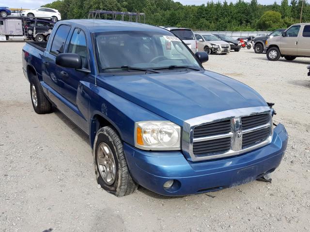 1D7HE48K96S702466 - 2006 DODGE DAKOTA QUA BLUE photo 1