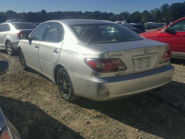 JTHBF30G820072328 - 2002 LEXUS ES 300 SILVER photo 3