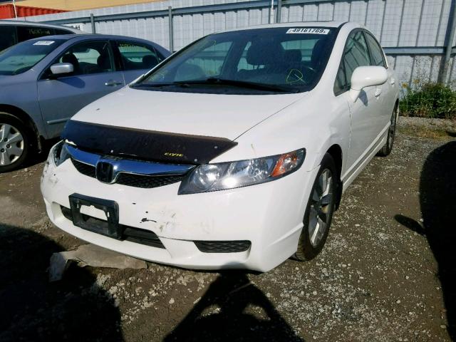 2HGFA1F05AH025706 - 2010 HONDA CIVIC EXL 白色 照片 2