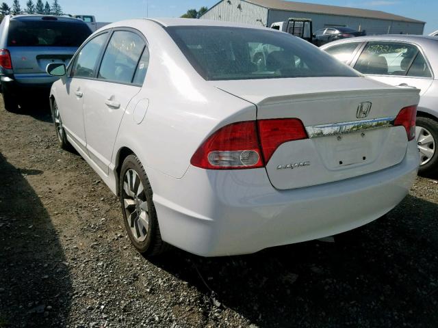2HGFA1F05AH025706 - 2010 HONDA CIVIC EXL 白色 照片 3