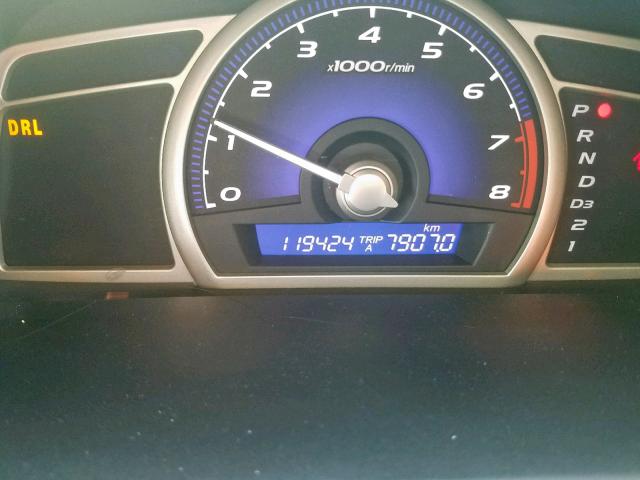 2HGFA1F05AH025706 - 2010 HONDA CIVIC EXL 白色 照片 8