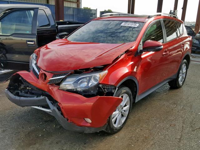 2T3YFREVXFW169540 - 2015 TOYOTA RAV4 LIMIT RED photo 2