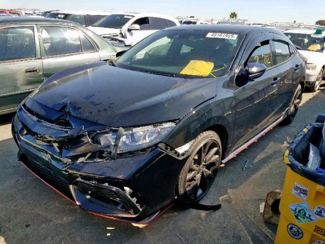 SHHFK7H40KU415469 - 2019 HONDA CIVIC SPOR BLACK photo 2