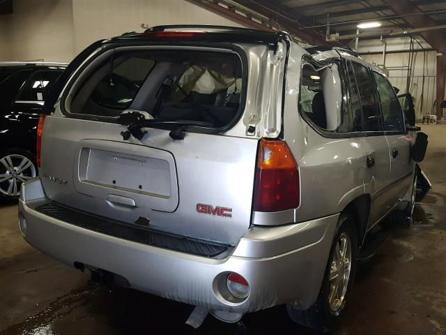 1GKDT13S382214724 - 2008 GMC ENVOY SILVER photo 4