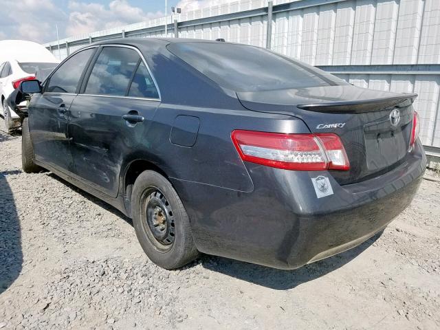 4T4BF3EKXAR012235 - 2010 TOYOTA CAMRY BASE GRAY photo 3