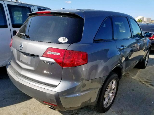 2HNYD28629H514530 - 2009 ACURA MDX TECHNO Grafito foto 4