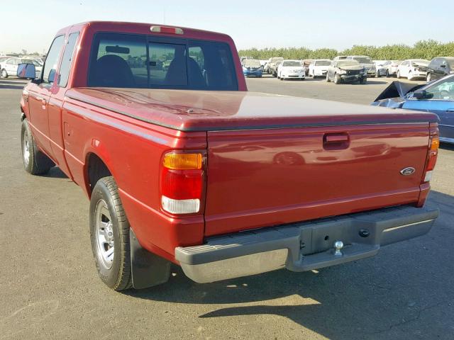 1FTYR14U8WPB14257 - 1998 FORD RANGER SUP RED photo 3