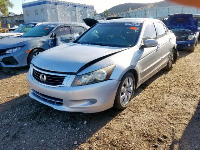 1HGCP36899A033529 - 2009 HONDA ACCORD EXL SILVER photo 2