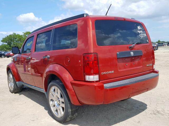 1D4PT4GK7BW537228 - 2011 DODGE NITRO HEAT RED photo 3