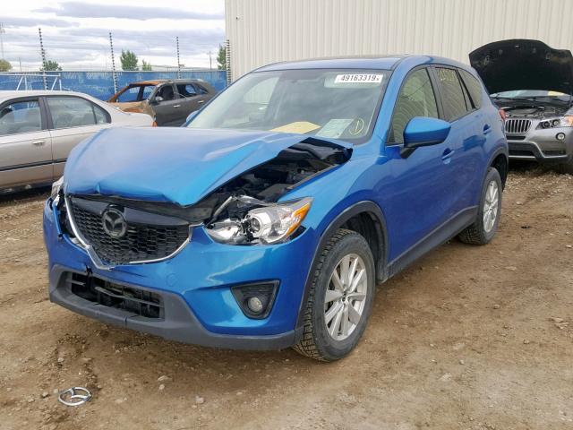 JM3KE4CY5E0358616 - 2014 MAZDA CX-5 TOURI BLUE photo 2