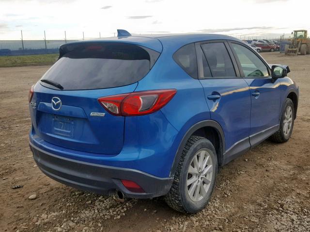 JM3KE4CY5E0358616 - 2014 MAZDA CX-5 TOURI BLUE photo 4