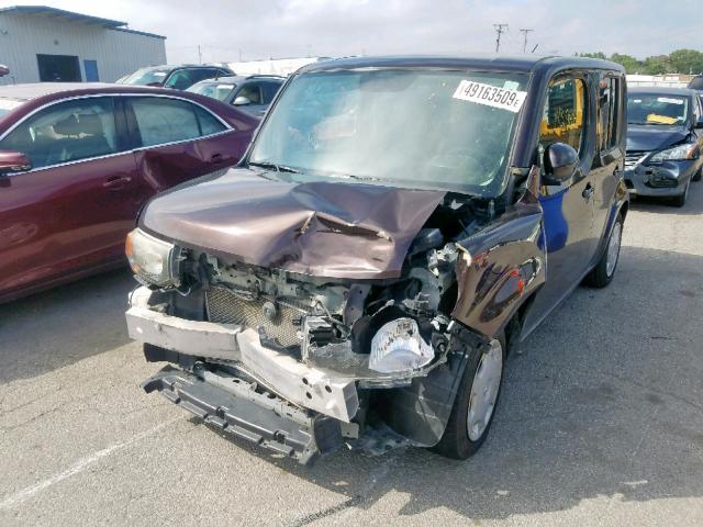 JN8AZ28R39T125972 - 2009 NISSAN CUBE BASE BROWN photo 2