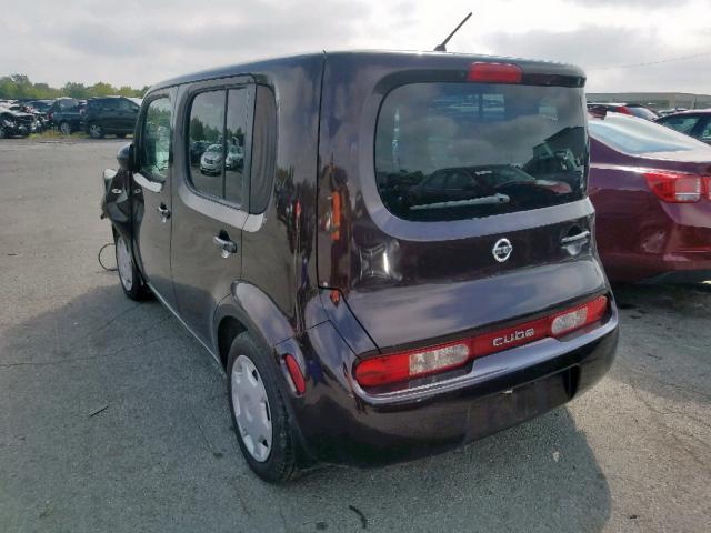 JN8AZ28R39T125972 - 2009 NISSAN CUBE BASE BROWN photo 3