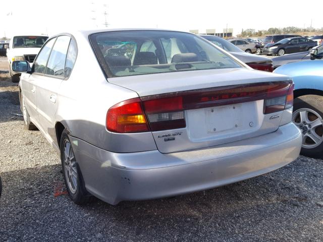 4S3BE635437210505 - 2003 SUBARU LEGACY L SILVER photo 3