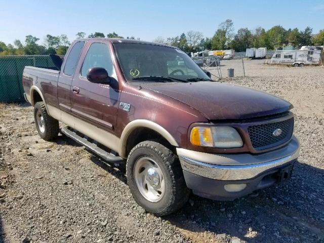 1FTRX18L7YNB06421 - 2000 FORD F150 BURGUNDY photo 1