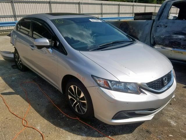 19XFB2F88FE085716 - 2015 HONDA CIVIC EX SILVER photo 1