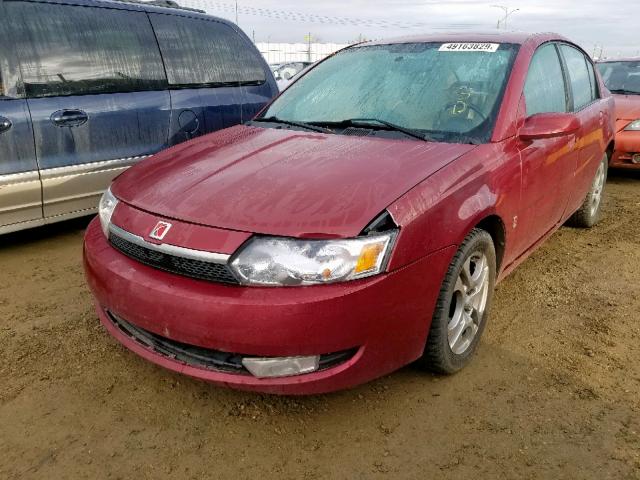 1G8AL52F84Z164263 - 2004 SATURN ION LEVEL RED photo 2