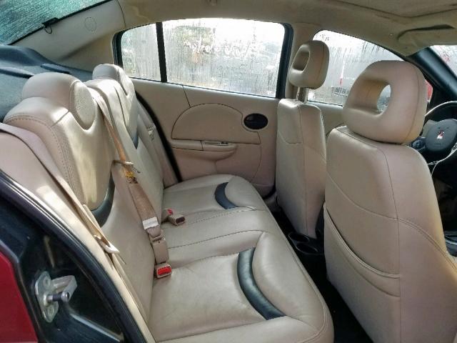 1G8AL52F84Z164263 - 2004 SATURN ION LEVEL RED photo 6