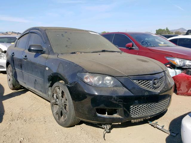 JM1BK32GX81114396 - 2008 MAZDA 3 I BLACK photo 1