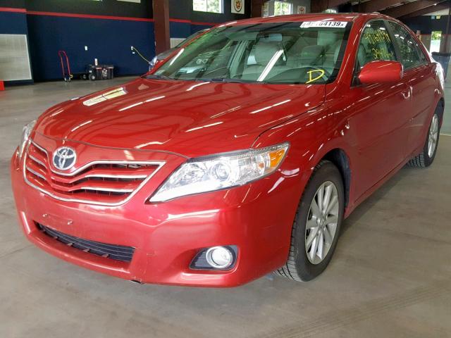 4T4BF3EK5BR159290 - 2011 TOYOTA CAMRY BASE RED photo 2