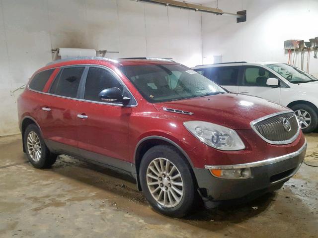 5GAER23718J224014 - 2008 BUICK ENCLAVE CX RED photo 1