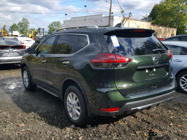 5N1AT2MV5JC835679 - 2018 NISSAN ROGUE SV GREEN photo 3